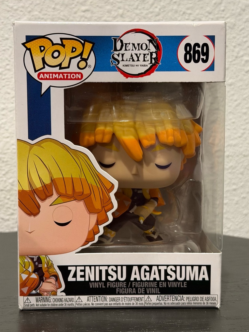 Funko Pop! Demon Slayer Zenitsu Agatsuma – Yellow and Orange Vinyl Figure